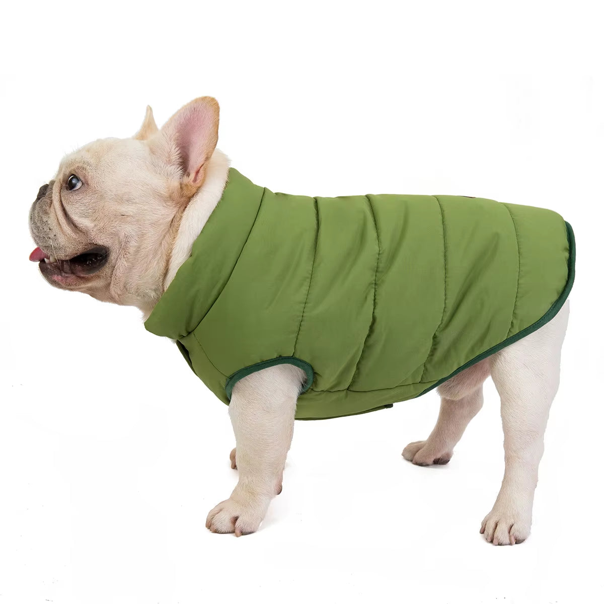 Autumn and Winter Warm Velvet Fleece Polyester French Bulldog Vest Coat Windproof Waterproof Dog Coat French Bulldog Clothes