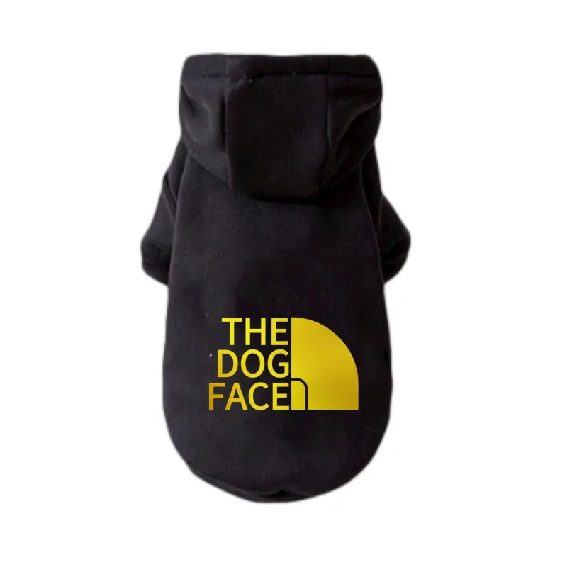 Dog Clothes Hoodies the Dog Face Wind Coat Warm for Small Large Dogs Jacket Sweatshirt French Bulldog Jacket Clothing
