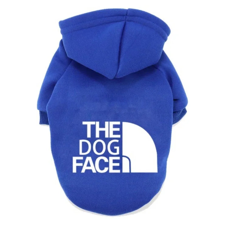 Dog Clothes Hoodies the Dog Face Wind Coat Warm for Small Large Dogs Jacket Sweatshirt French Bulldog Jacket Clothing