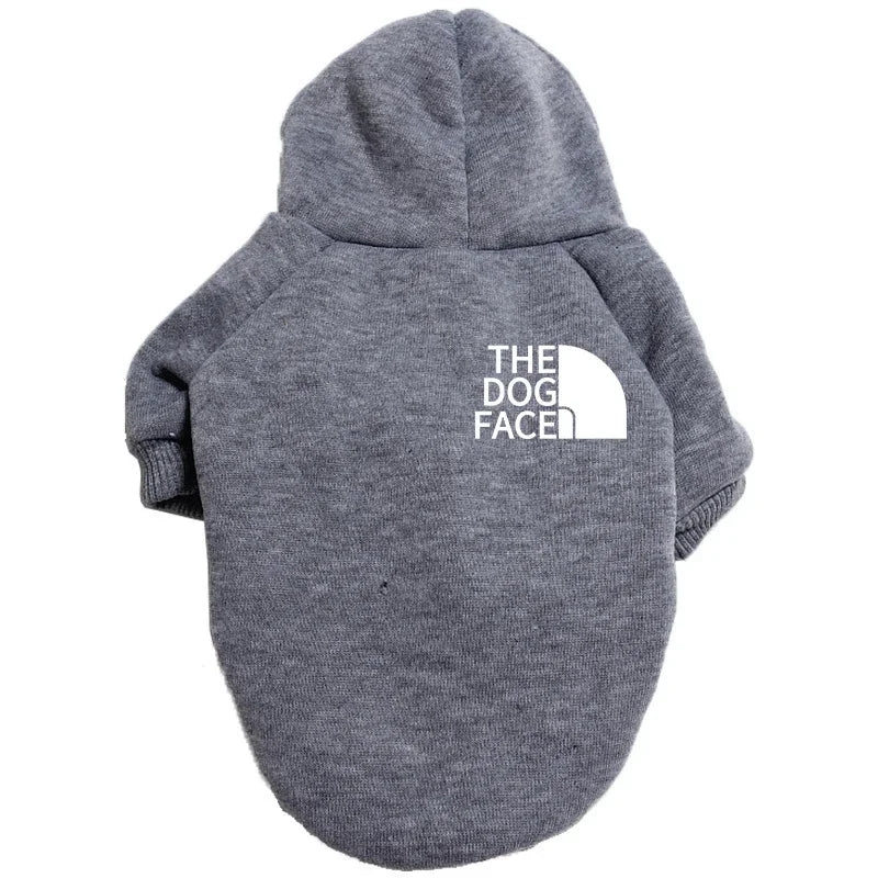 Dog Clothes Hoodies the Dog Face Wind Coat Warm for Small Large Dogs Jacket Sweatshirt French Bulldog Jacket Clothing