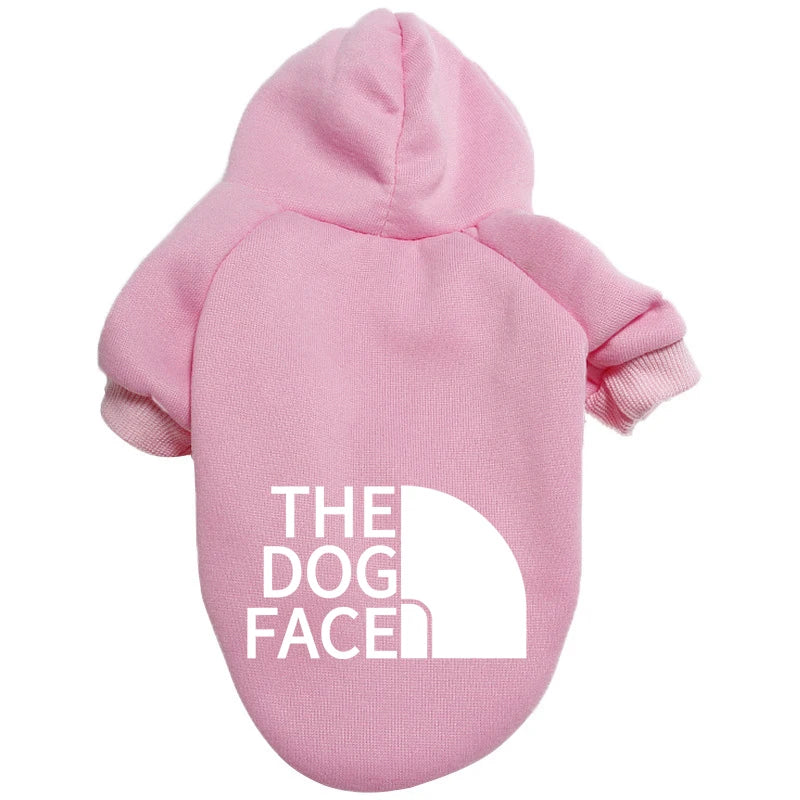 Dog Clothes Hoodies the Dog Face Wind Coat Warm for Small Large Dogs Jacket Sweatshirt French Bulldog Jacket Clothing