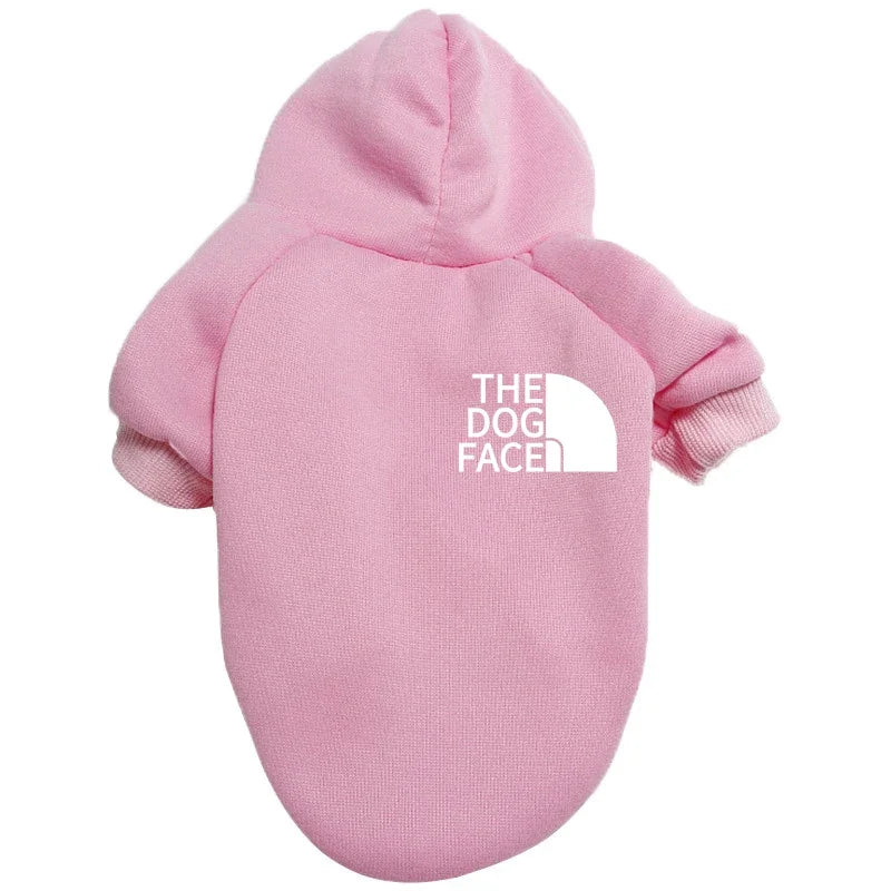Dog Clothes Hoodies the Dog Face Wind Coat Warm for Small Large Dogs Jacket Sweatshirt French Bulldog Jacket Clothing