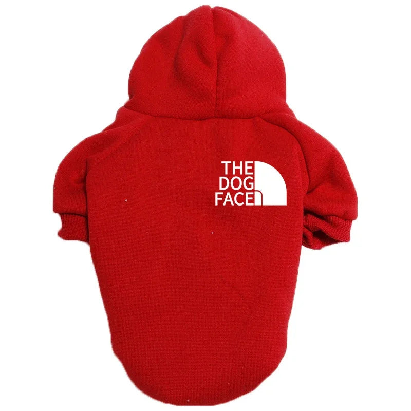 Dog Clothes Hoodies the Dog Face Wind Coat Warm for Small Large Dogs Jacket Sweatshirt French Bulldog Jacket Clothing