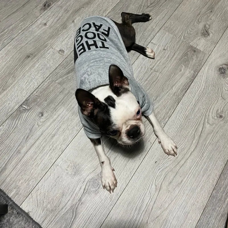 Dog Clothes Hoodies the Dog Face Wind Coat Warm for Small Large Dogs Jacket Sweatshirt French Bulldog Jacket Clothing