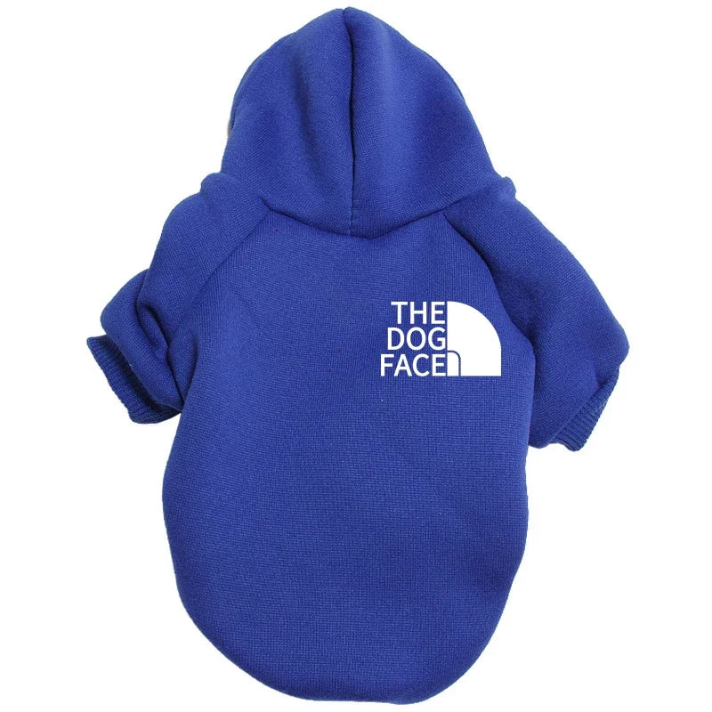Dog Clothes Hoodies the Dog Face Wind Coat Warm for Small Large Dogs Jacket Sweatshirt French Bulldog Jacket Clothing