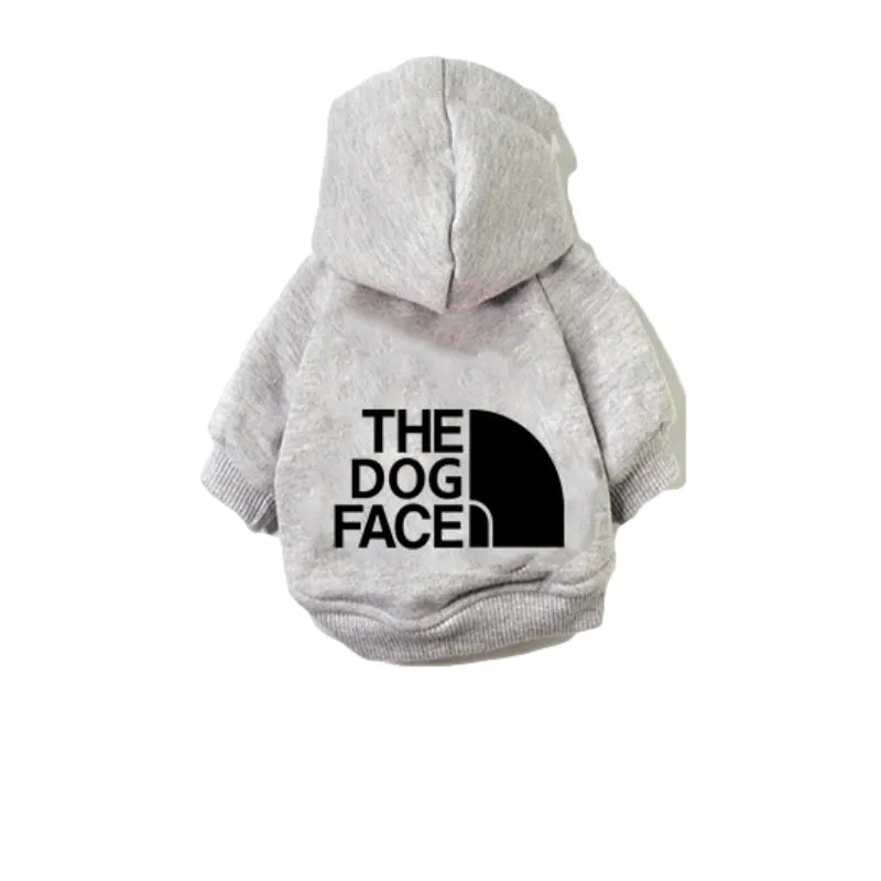 Dog Clothes Hoodies the Dog Face Wind Coat Warm for Small Large Dogs Jacket Sweatshirt French Bulldog Jacket Clothing