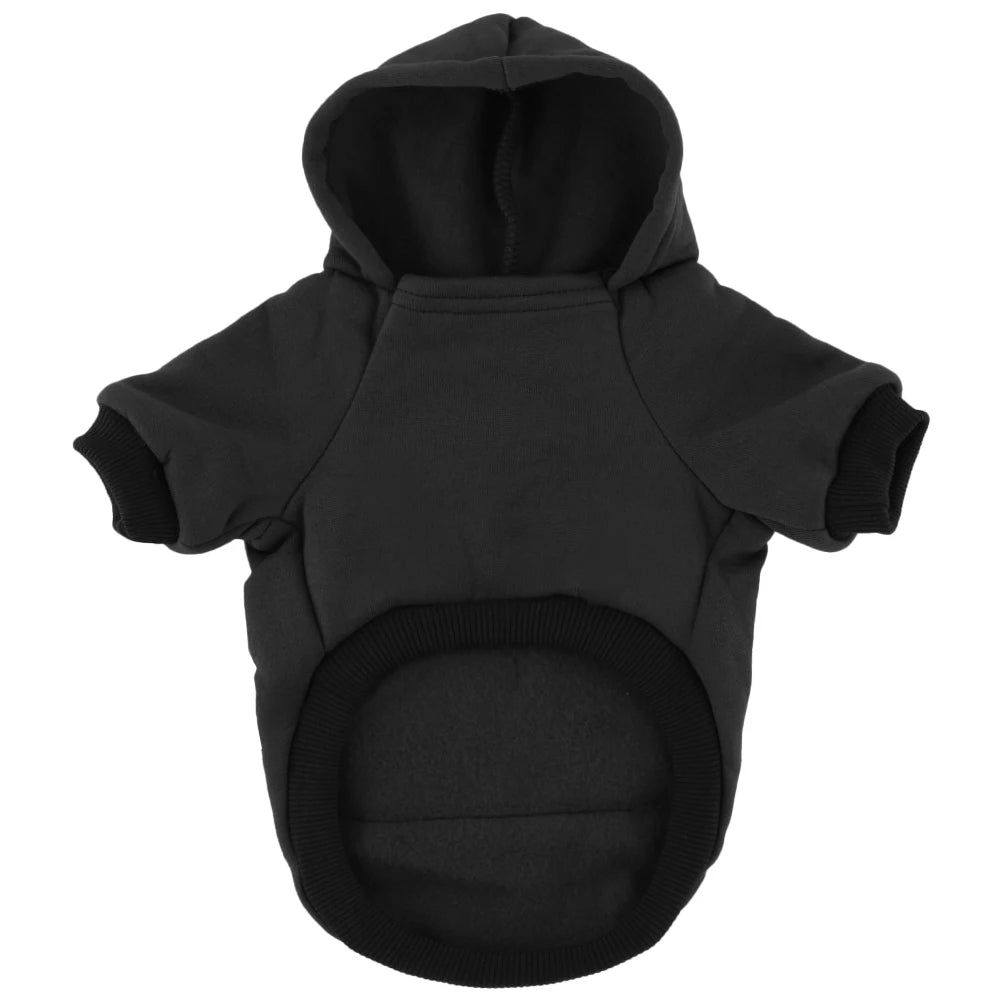 Thug Dog Bad Guy Puppy Clothes Chihuahua Pug Yorkshire Frenchie Autumn Winter Spring Small Medium Pet Hoodie Fleece Lining