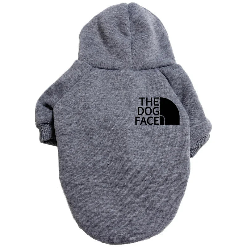 Dog Clothes Hoodies the Dog Face Wind Coat Warm for Small Large Dogs Jacket Sweatshirt French Bulldog Jacket Clothing
