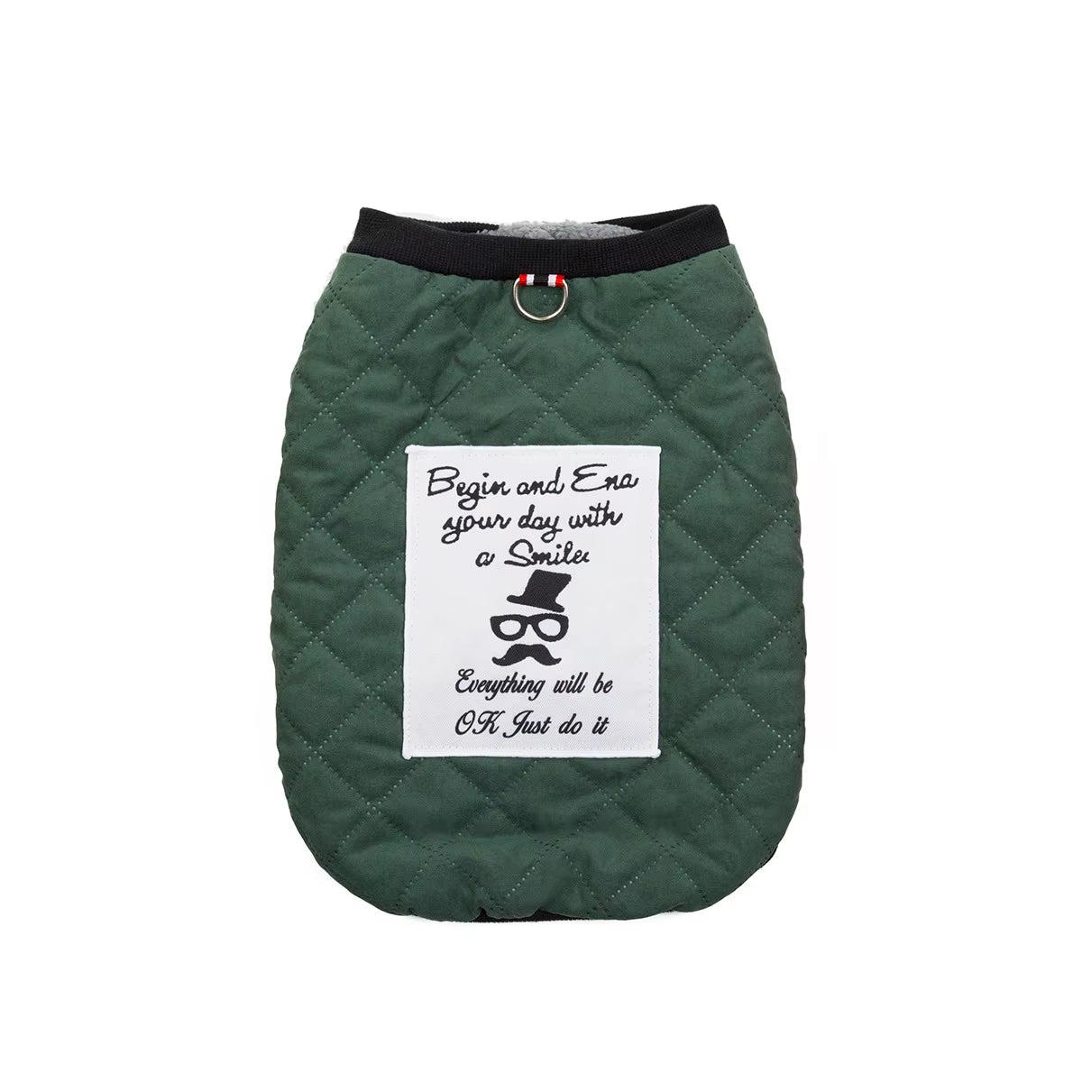 Cozy Winter Windproof Plaid Dog Coat Apparel Two-Legged Cotton Frenchie Bulldog Jacket Coat French Bulldog Luxury Clothes